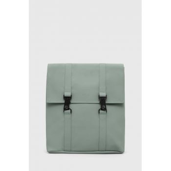 Rains rucsac 13310 Backpacks culoarea verde, mare, neted