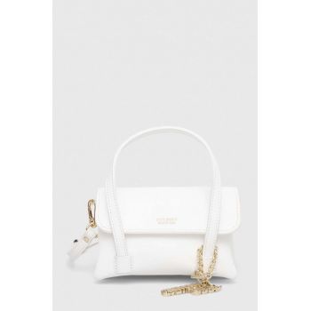 Steve Madden poseta de piele Brare culoarea alb, SM20000003