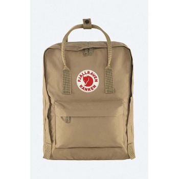 Fjallraven rucsac Kanken culoarea bej, mare, uni F23510.221