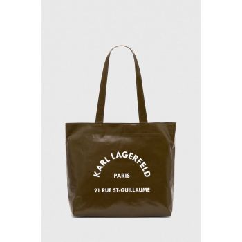Karl Lagerfeld poseta culoarea verde