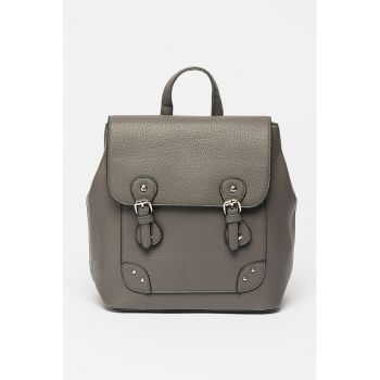 Rucsac din piele ecologica cu aspect texturat