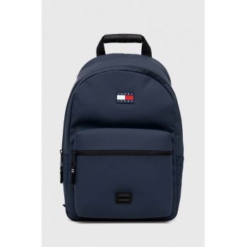 Tommy Jeans rucsac barbati, culoarea albastru marin, mare, neted
