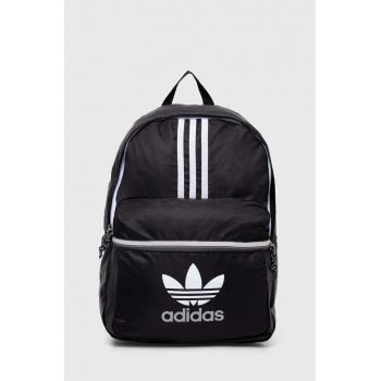 adidas Originals rucsac culoarea negru, mare, cu imprimeu