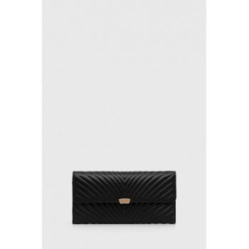 Answear Lab portofel de piele femei, culoarea negru