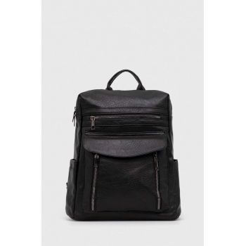 Answear Lab rucsac femei, culoarea negru, mare, neted