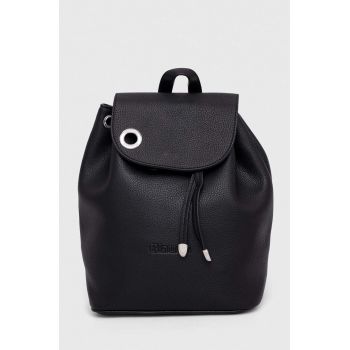 Blauer rucsac femei, culoarea negru, mic, neted