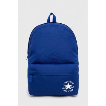 Converse rucsac culoarea albastru marin, mare, cu imprimeu