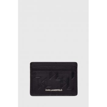 Karl Lagerfeld carcasa din piele culoarea negru