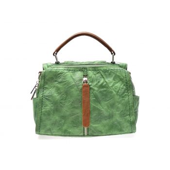 Poseta GRYXX verde, J1690, din piele ecologica