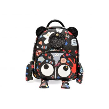 Rucsac GRYXX negru, 1779, din piele ecologica