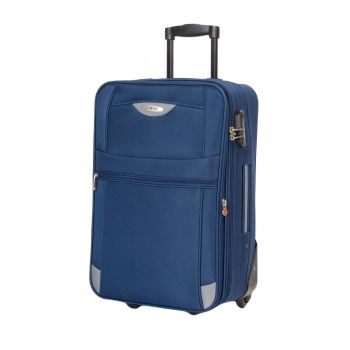 Troler Lamonza Atlanta, Albastru, 54 cm