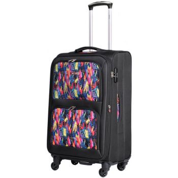 Troler Lamonza Cocktail, Negru, 77 cm