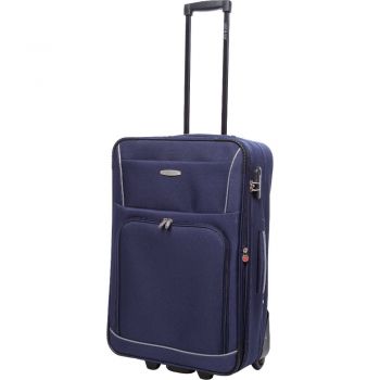 Troler Lamonza Horizon, Albastru, 65 cm