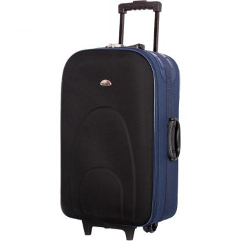 Troler Master Waves, Negru-Albastru, 53 cm Troler Master Waves, Negru-Albastru, 53 cm