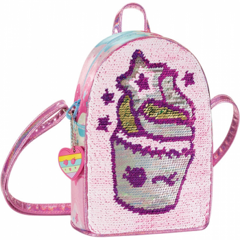 Geanta Crossbody Fun Time Stylish , dimensiune 20 x 18 x 9 cm, motiv Sweet Icing