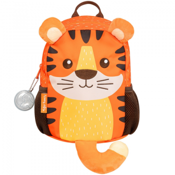 Ghiozdan Mini Dear Friends, dimensiune 26 x 20 x 15 cm, motiv Smart Tiger