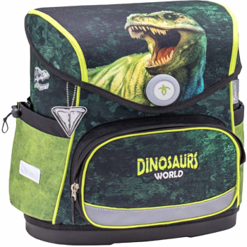 Ghiozdan neechipat Compact, dimensiune 37 x 30,5 x 19 cm, motiv Dinosaur World 2 Ghiozdan neechipat Compact, dimensiune 37 x 30,5 x 19 cm, motiv Dinosaur World 2