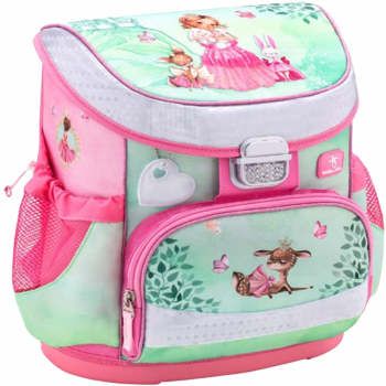 Ghiozdan neechipat Mini-Fit, dimensiune 36 x 28 x 19 cm, motiv Princess with Friends