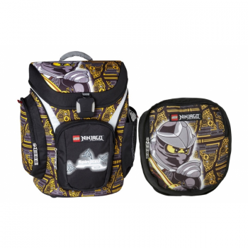 Ghiozdan Scoala Explorer si Sac Sport, Lego Core Line - Design Negru Ninjago Cole ieftin