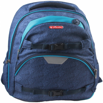 Rucsac Battle, dimensiune 43 x 29 x 22 cm, motiv Blue Jeans ieftin