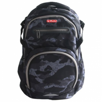 Rucsac Crash, dimensiune 43 x 30 x 22 cm, motiv Camouflage