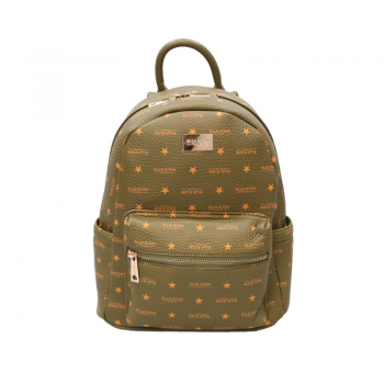 Rucsac Ella Icon de dama, Star, Verde Bronze, 33x27x14cm ieftin