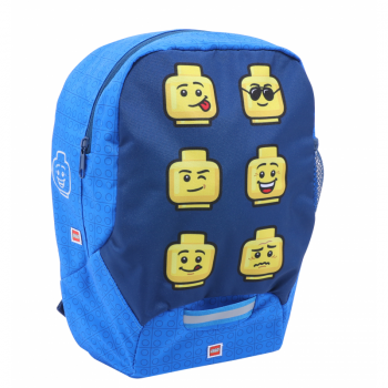 Rucsac Gradinita Lego V-line - Design Faces Blue de firma original