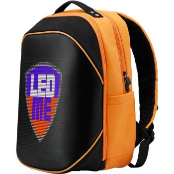 Rucsac laptop Prestigio LEDme Max, Negru/Portocaliu ieftina