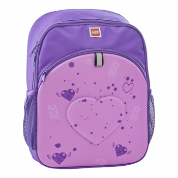 Rucsac Mov Lego M-line, Cu Buzunar Frontal - Design Purple Heart ieftin