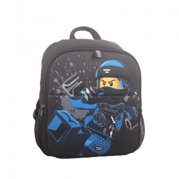 Rucsac Negru Lego M-line - Design Albastru Ninjago Jay de firma original