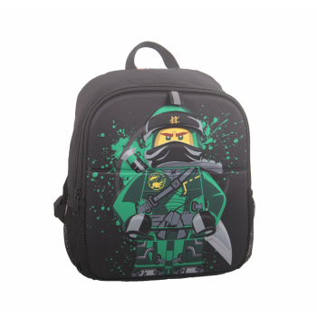 Rucsac Negru Lego M-line - Design Verde Ninjago Lloyd de firma original