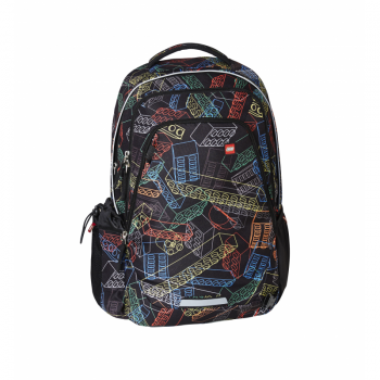 Rucsac Zero, Lego Core Line - Design Negru Bricks ieftin