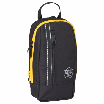 Geanta De Umar Caterpillar Mochilas Rpet Peoria, Material 600d Poliester - Negru/galben ieftin