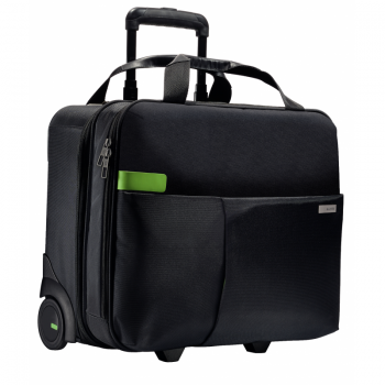 Geanta Leitz Complete Smart Traveller, Pentru Laptop De 15.6 Inch, 2 Rotile, 25l, Negru