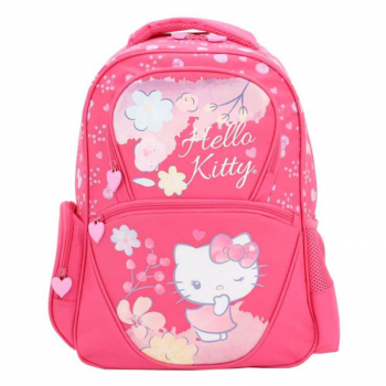 Ghiozdan Clasa 1-4 pentru Fete, Model Hello Kitty, Dimensiune 370x280x150 mm, Culoare Multicolor ieftin