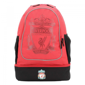 Ghiozdan Cutie Sport Liverpool pentru Baieti, Culoare Rosu cu Negru