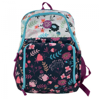 Ghiozdan, Model Teens Floral Violet, Culoare Multicolor de firma original