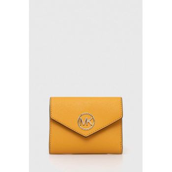 MICHAEL Michael Kors portofel de piele femei, culoarea negru