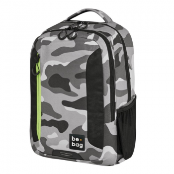 Rucsac Be.bag, Model Be.adventurer, Dimensiune 43x30x18 Cm, Motiv Camouflage + Stilou Gratis