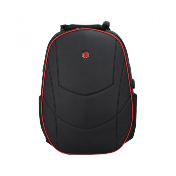 Rucsac Bestlife Gaming Assailant - Negru/rosu - Laptop 17 Inch, Compartiment Anti-vibratie, Charge U de firma original