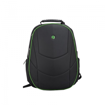 Rucsac Bestlife Gaming Assailant - Negru/verde - Laptop 17 Inch, Compartiment Anti-vibratie, Charge