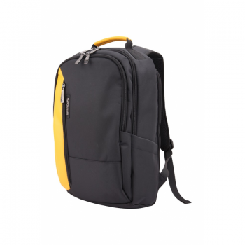 Rucsac Bestlife Mochila Titan, Laptop 15.6 Inch, Compartiment, Buzunare, Negru/galben ieftin