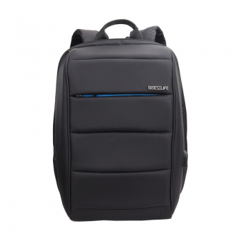 Rucsac Bestlife Travel Safe - Negru/albastru - Laptop 16 Inch, Charge Pentru Usb Si Typec Conectori