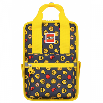 Rucsac Casual Lego Tribini Fun Small - Design Heads And Cup - Galben