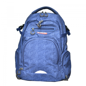 Rucsac Crash Cu Doua Compartimente, Compartiment Pentru Laptop, Dimensiune 43 X 30 X 21,5 Cm, Navy Blue de firma original