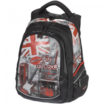 Rucsac Ergonomic Walker City Of Love London, Multicolor, 32x44x24 cm, Poliester