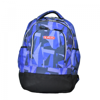 Rucsac Java Cu Doua Compartimente, Compartiment Pentru Laptop, Dimensiune 43,5 X 33 X 19,5 Cm, Motiv Blue Art de firma original