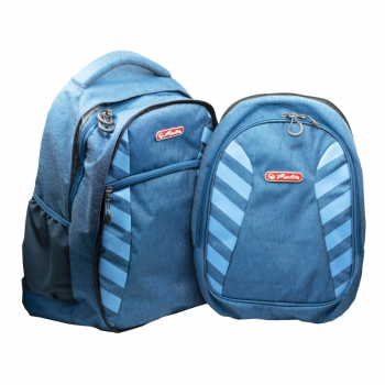 Rucsac Massa 2 In 1 Cu Doua Compartimente, Compartiment Pentru Laptop, Dimensiune 46 X 34 X 22,5 Cm, Blue de firma original