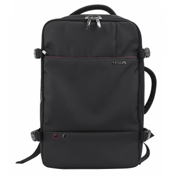 Rucsac/servieta Bestlife Mochila Quark, Laptop 17 Inch, Compartiment Haine, Buzunare, Negru de firma original