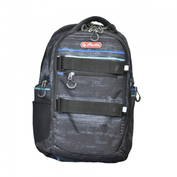 Rucsac Sticker Cu Doua Compartimente, Compartiment Pentru Laptop, Dimensiune 47,5 X 31 X 15 Cm,  Motiv Stripes